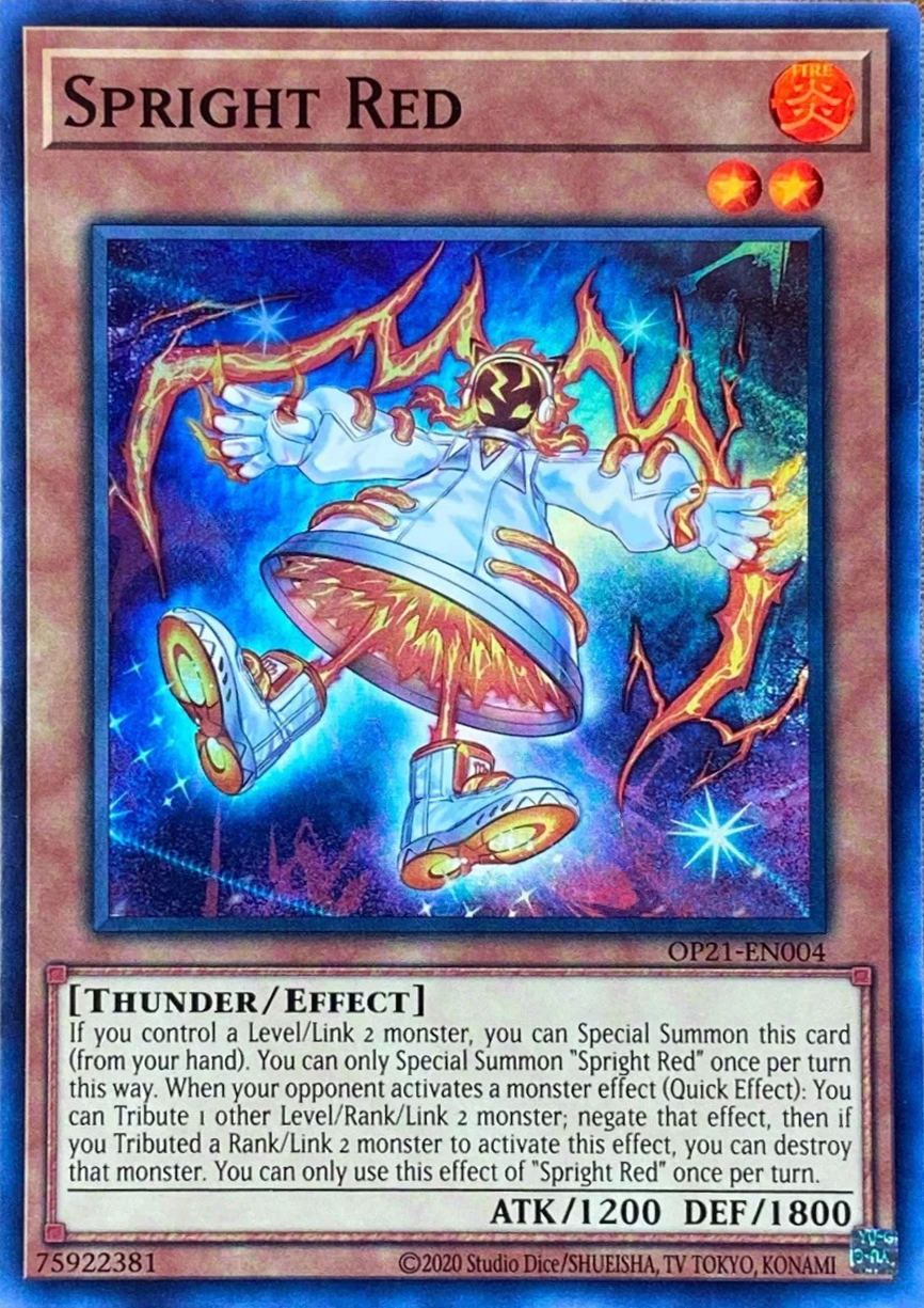 Spright Red [OP21-EN004] Super Rare | Exor Games Truro