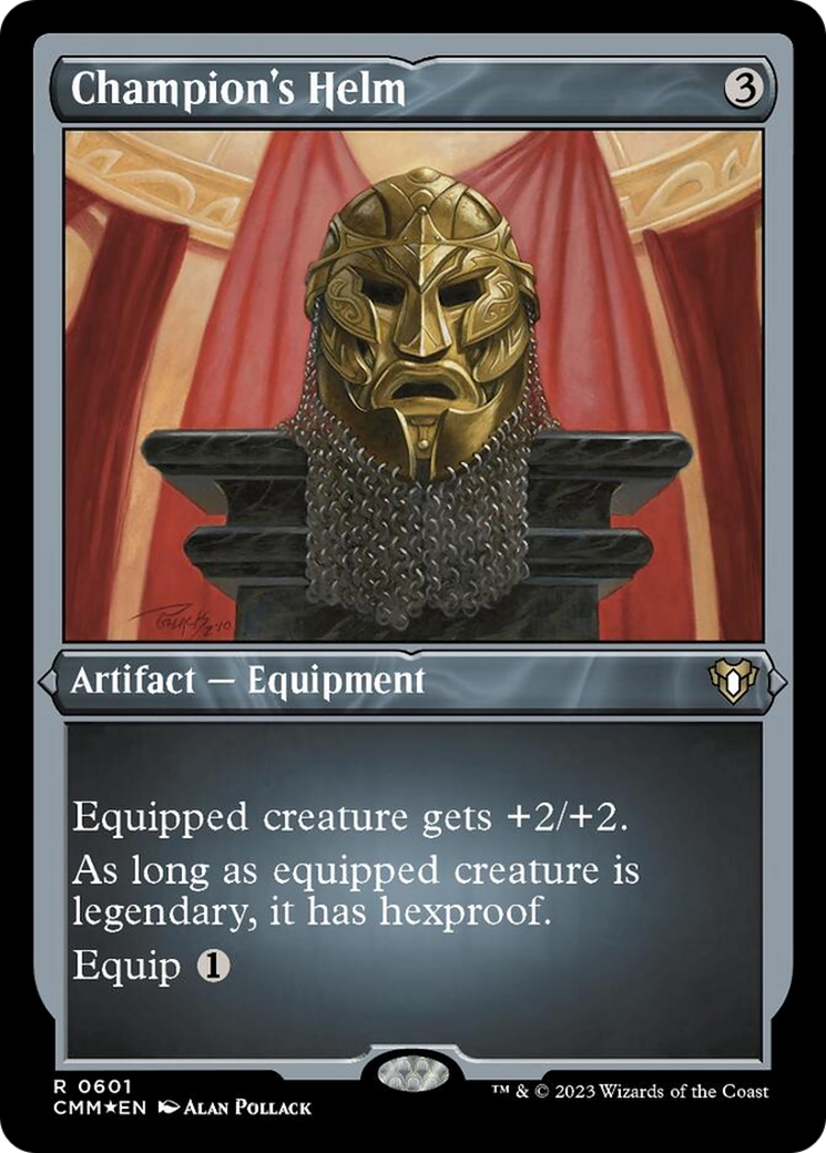 Champion's Helm (Foil Etched) [Commander Masters] | Exor Games Truro