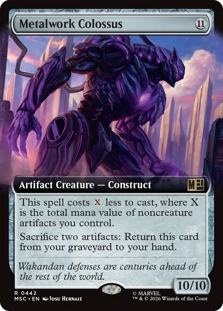 Metalwork Colossus (Extended Art) [Marvel Super Heroes Commander] | Exor Games Truro