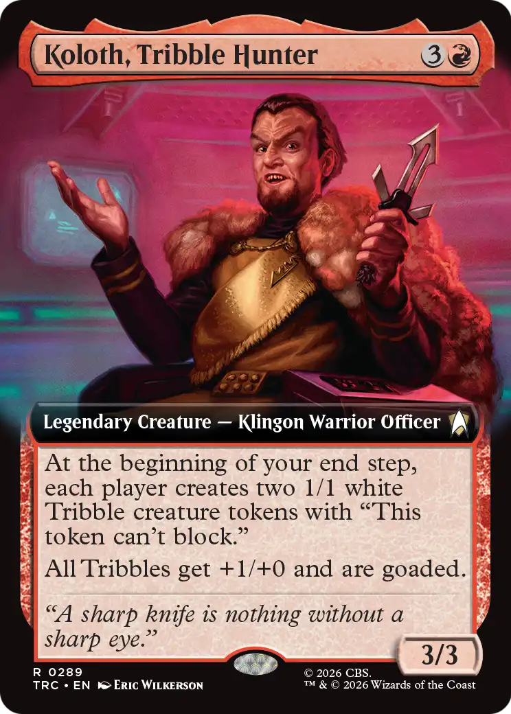 Koloth, Tribble Hunter (Extended Art) [Star Trek] | Exor Games Truro