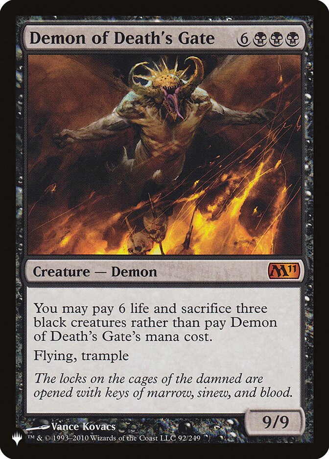 Demon of Death's Gate [The List] | Exor Games Truro