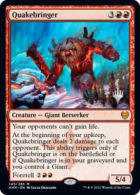 Quakebringer (Promo Pack) [Kaldheim Promos] | Exor Games Truro