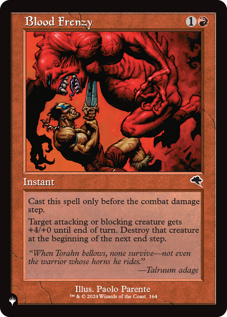 Blood Frenzy [The List] | Exor Games Truro