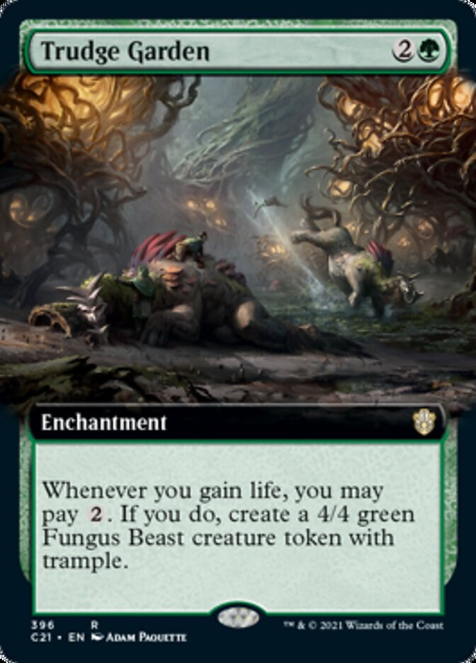 Trudge Garden (Extended Art) [Commander 2021] | Exor Games Truro