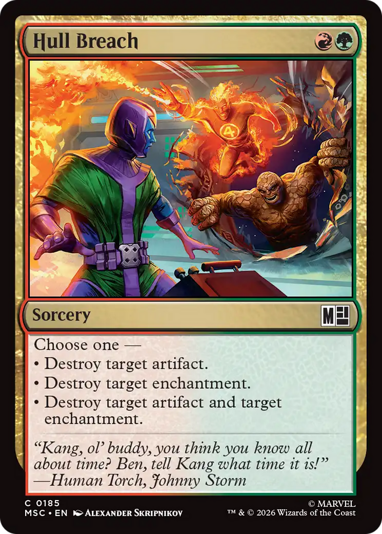 Hull Breach (Surge Foil) [Marvel Super Heroes Commander] | Exor Games Truro