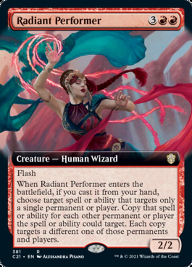 Radiant Performer (Extended Art) [Commander 2021] | Exor Games Truro