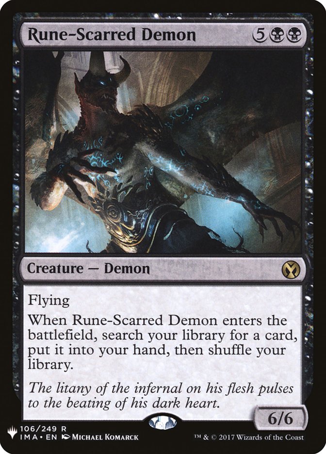 Rune-Scarred Demon [Mystery Booster] | Exor Games Truro