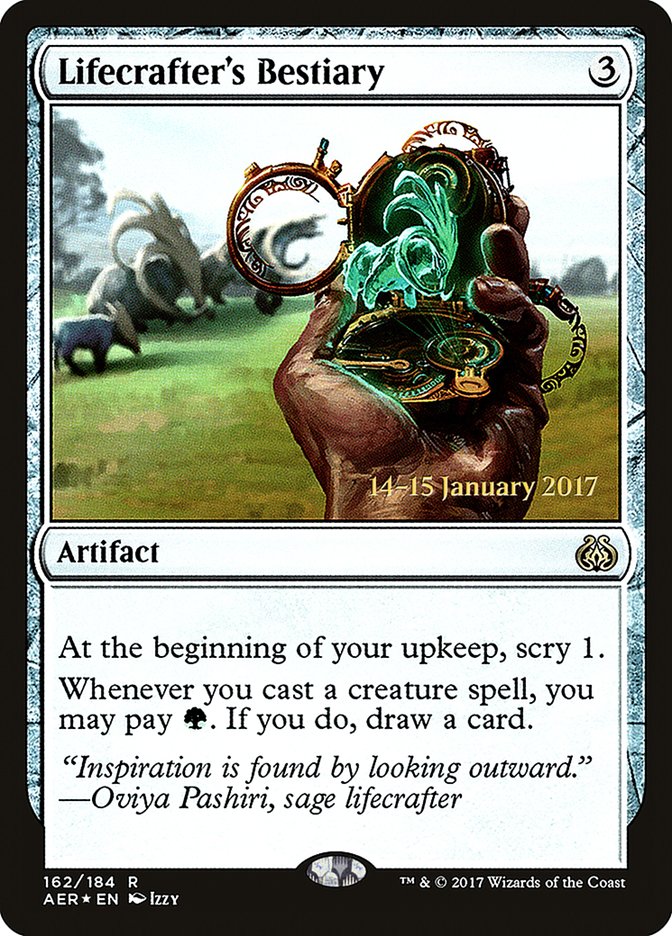 Lifecrafter's Bestiary [Aether Revolt Prerelease Promos] | Exor Games Truro