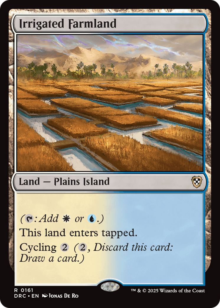 Irrigated Farmland [Aetherdrift Commander] | Exor Games Truro