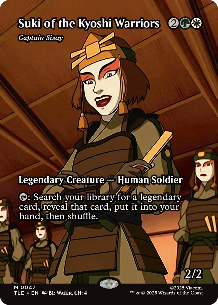 Suki of the Kyoshi Warriors - Captain Sisay (Borderless) [Avatar: The Last Airbender: Eternal-Legal] | Exor Games Truro