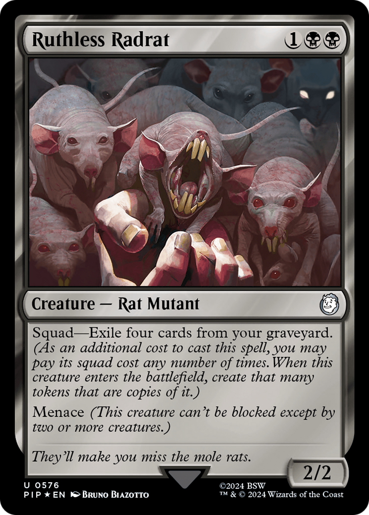 Ruthless Radrat (Surge Foil) [Fallout] | Exor Games Truro