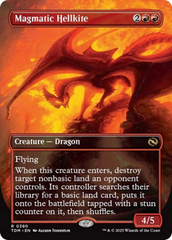Magmatic Hellkite (Borderless) [Tarkir: Dragonstorm] | Exor Games Truro