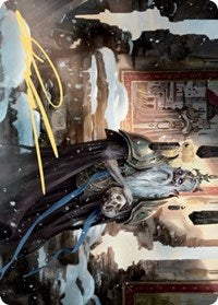 Narfi, Betrayer King Art Card (Gold-Stamped Signature) [Kaldheim Art Series] | Exor Games Truro