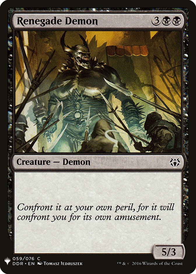 Renegade Demon [Mystery Booster] | Exor Games Truro