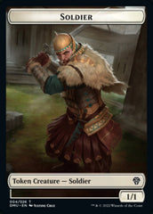 Soldier // Stangg Twin Double-Sided Token [Dominaria United Tokens] | Exor Games Truro