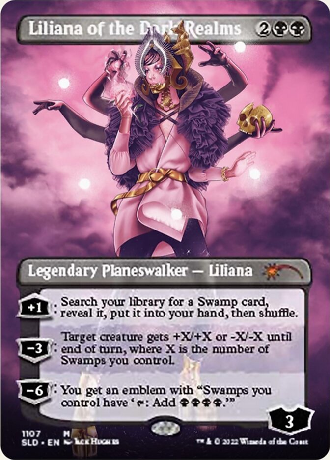 Liliana of the Dark Realms (Borderless) [Secret Lair Drop Series] | Exor Games Truro