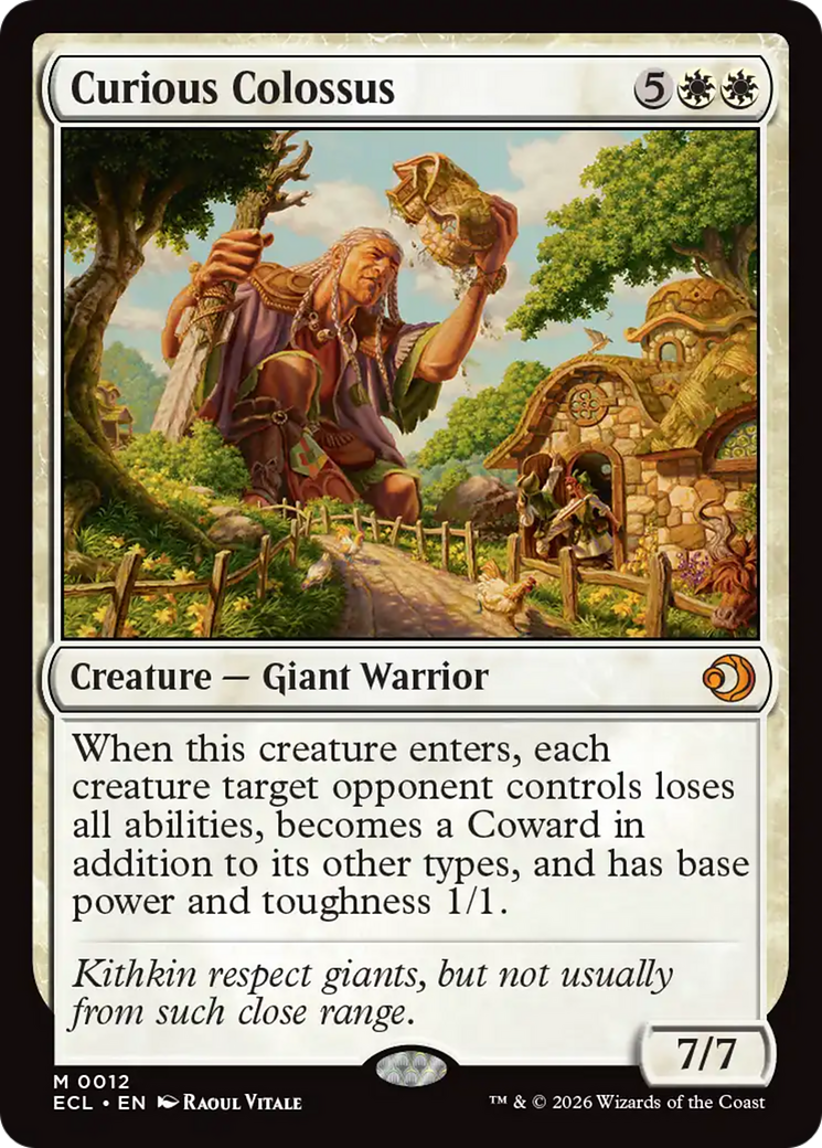 Curious Colossus [Lorwyn Eclipsed] | Exor Games Truro