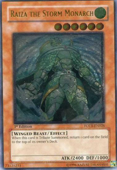 Raiza the Storm Monarch [FOTB-EN026] Ultimate Rare | Exor Games Truro