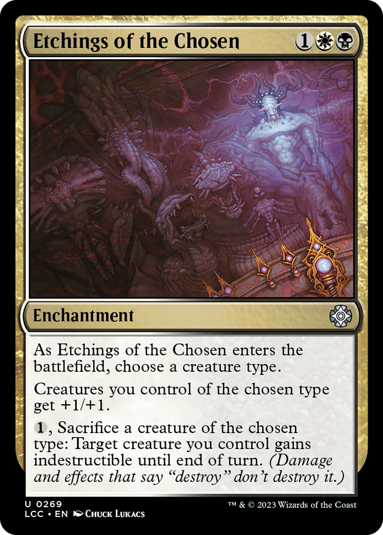 Etchings of the Chosen [The Lost Caverns of Ixalan Commander] | Exor Games Truro