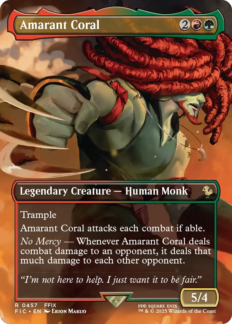 Amarant Coral (Borderless) [FINAL FANTASY Commander] | Exor Games Truro