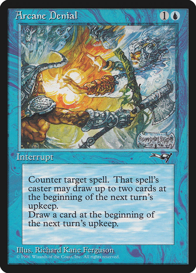 Arcane Denial (Holding Axe) [Alliances] | Exor Games Truro