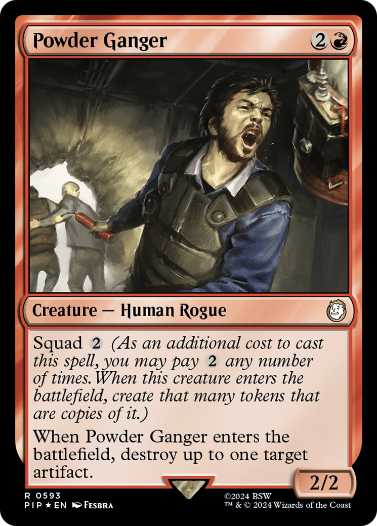 Powder Ganger (Surge Foil) [Fallout] | Exor Games Truro