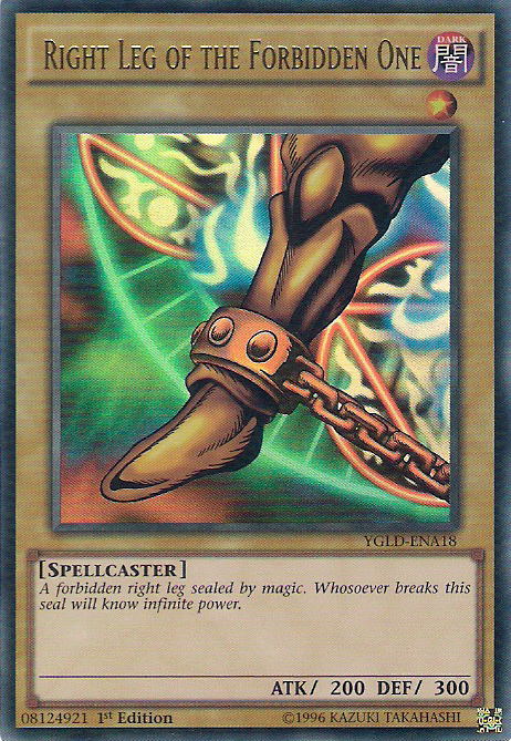 Right Leg of the Forbidden One [YGLD-ENA18] Ultra Rare | Exor Games Truro