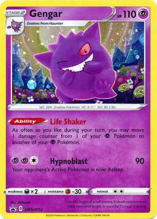 Gengar (SWSH052) [Sword & Shield: Black Star Promos] | Exor Games Truro