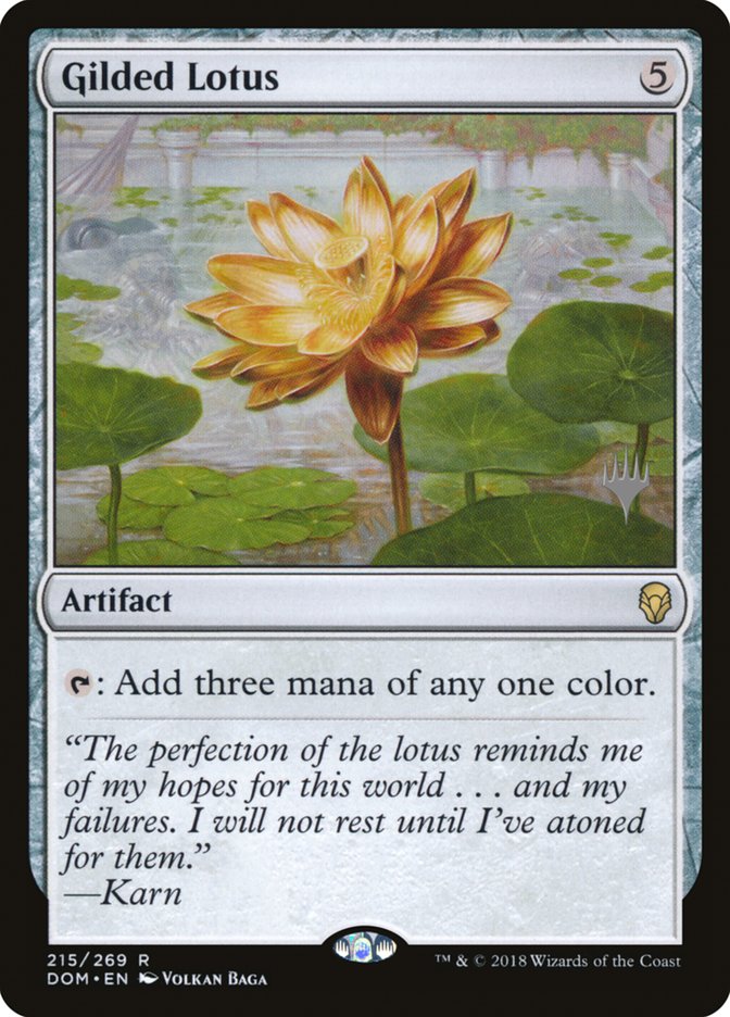 Gilded Lotus (Promo Pack) [Dominaria Promos] | Exor Games Truro