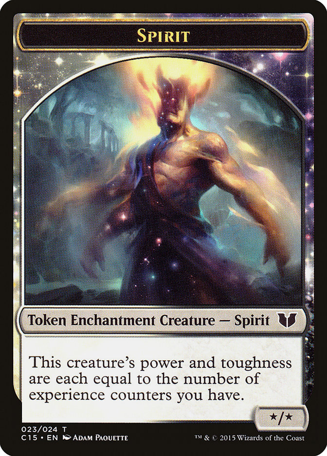 Spirit (023) // Cat Double-Sided Token [Commander 2015 Tokens] | Exor Games Truro