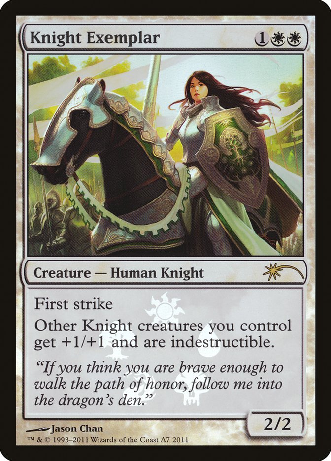 Knight Exemplar [Resale Promos] | Exor Games Truro
