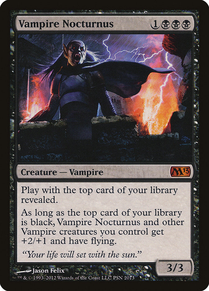 Vampire Nocturnus (Duels of the Planeswalkers Promos) [Duels of the Planeswalkers Promos 2012] | Exor Games Truro