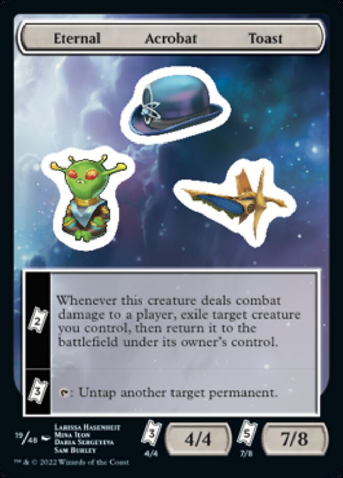 Eternal Acrobat Toast [Unfinity Stickers] | Exor Games Truro