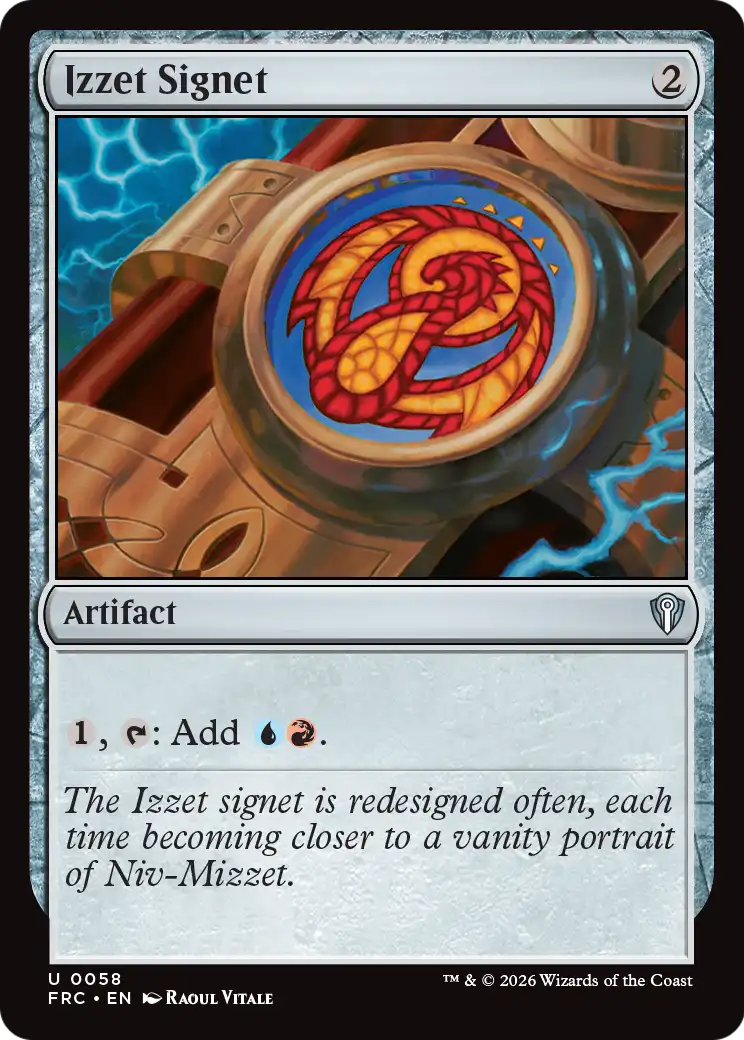 Izzet Signet [Reality Fracture Commander] | Exor Games Truro