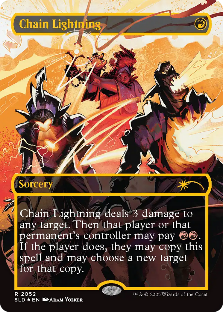 Chain Lightning (2047) (Raised Foil) [Secret Lair Drop Series] | Exor Games Truro