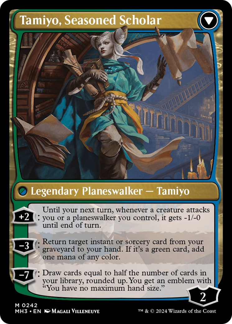 Tamiyo, Inquisitive Student // Tamiyo, Seasoned Scholar [Modern Horizons 3] | Exor Games Truro