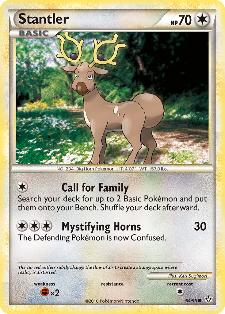 Stantler (64/95) [HeartGold & SoulSilver: Unleashed] | Exor Games Truro