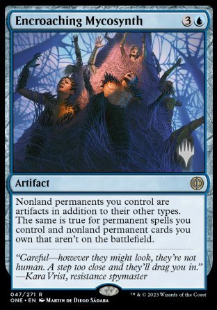 Encroaching Mycosynth (Promo Pack) [Phyrexia: All Will Be One Promos] | Exor Games Truro