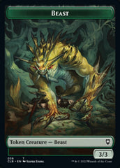 Satyr // Beast Double-Sided Token [Commander Legends: Battle for Baldur's Gate Tokens] | Exor Games Truro