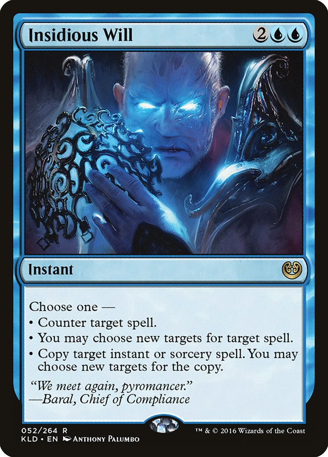 Insidious Will [Kaladesh] | Exor Games Truro
