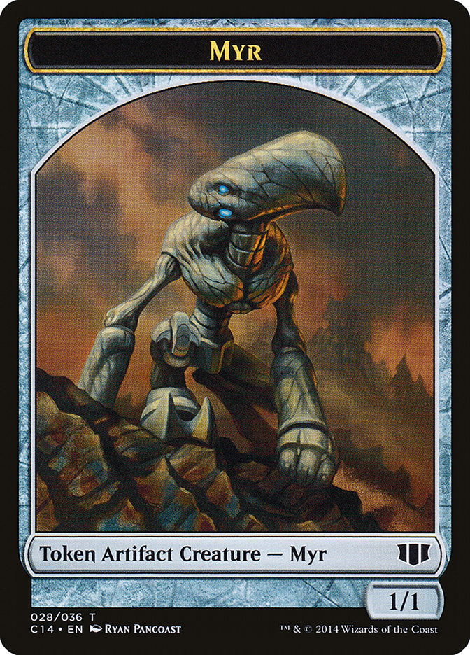 Myr // Pentavite Double-Sided Token [Commander 2014 Tokens] | Exor Games Truro