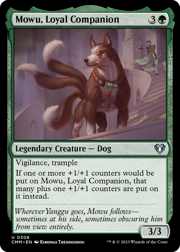 Mowu, Loyal Companion [Commander Masters] | Exor Games Truro
