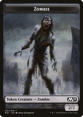 Cat (020) // Zombie Double-Sided Token [Core Set 2021 Tokens] | Exor Games Truro