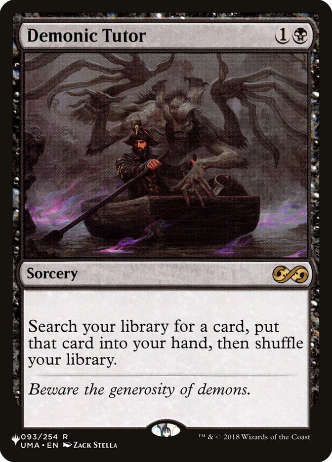 Demonic Tutor [The List] | Exor Games Truro