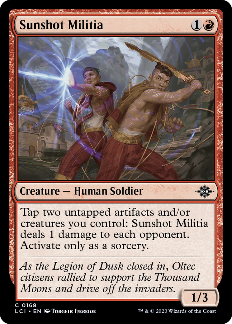 Sunshot Militia [The Lost Caverns of Ixalan] | Exor Games Truro