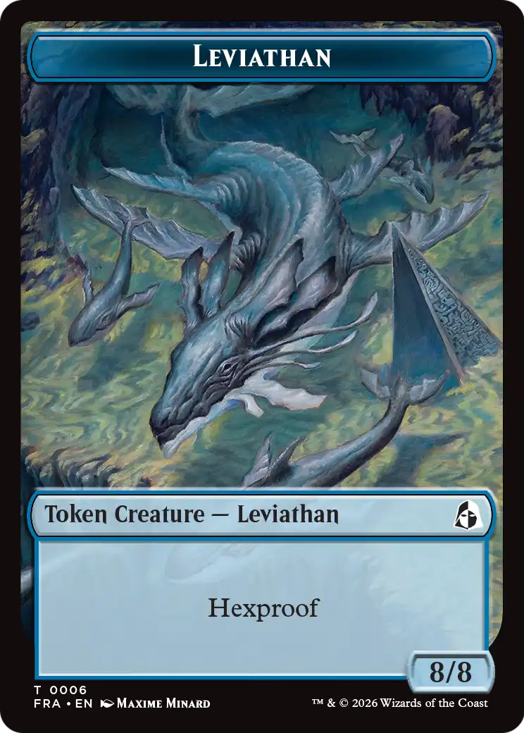 Leviathan // Beast Double-Sided Token [Reality Fracture Tokens] | Exor Games Truro