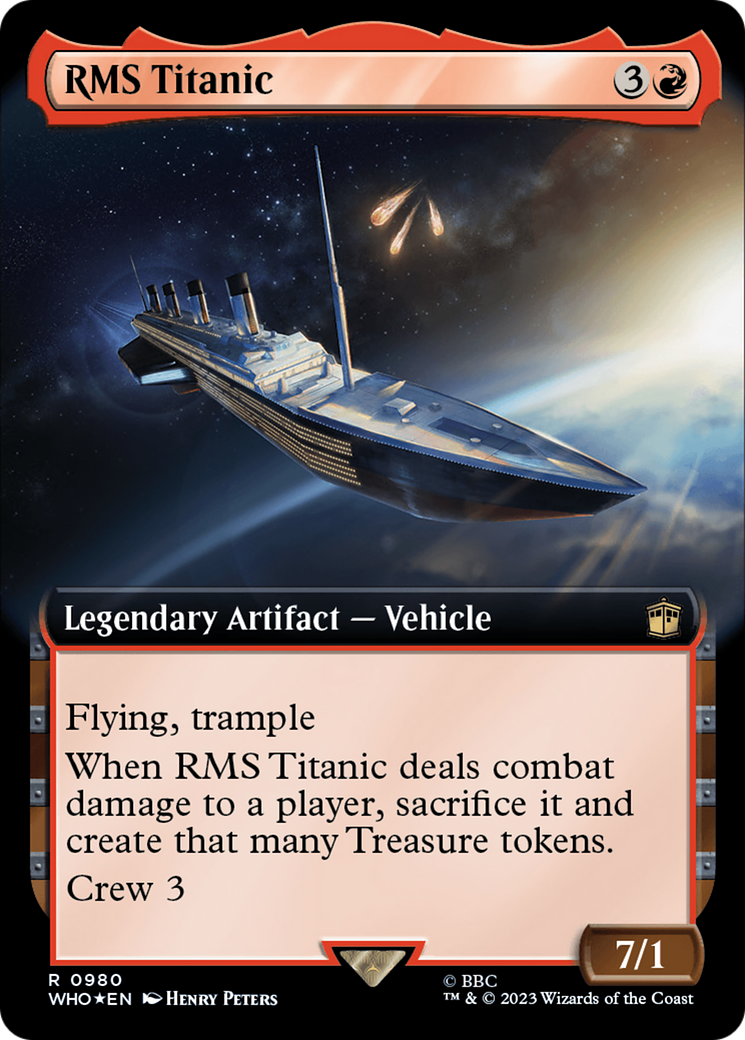 RMS Titanic (Extended Art) (Surge Foil) [Doctor Who] | Exor Games Truro
