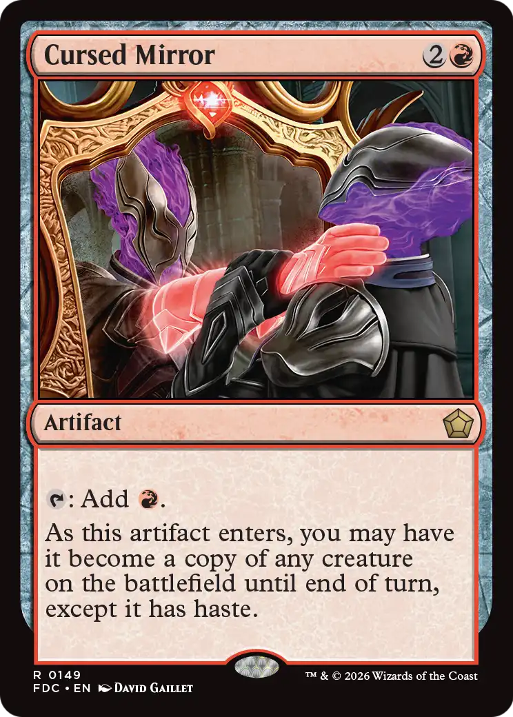 Cursed Mirror [Foundations Commander] | Exor Games Truro