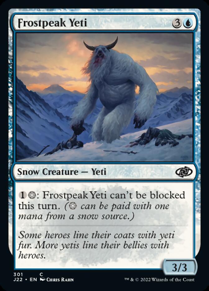 Frostpeak Yeti [Jumpstart 2022] | Exor Games Truro