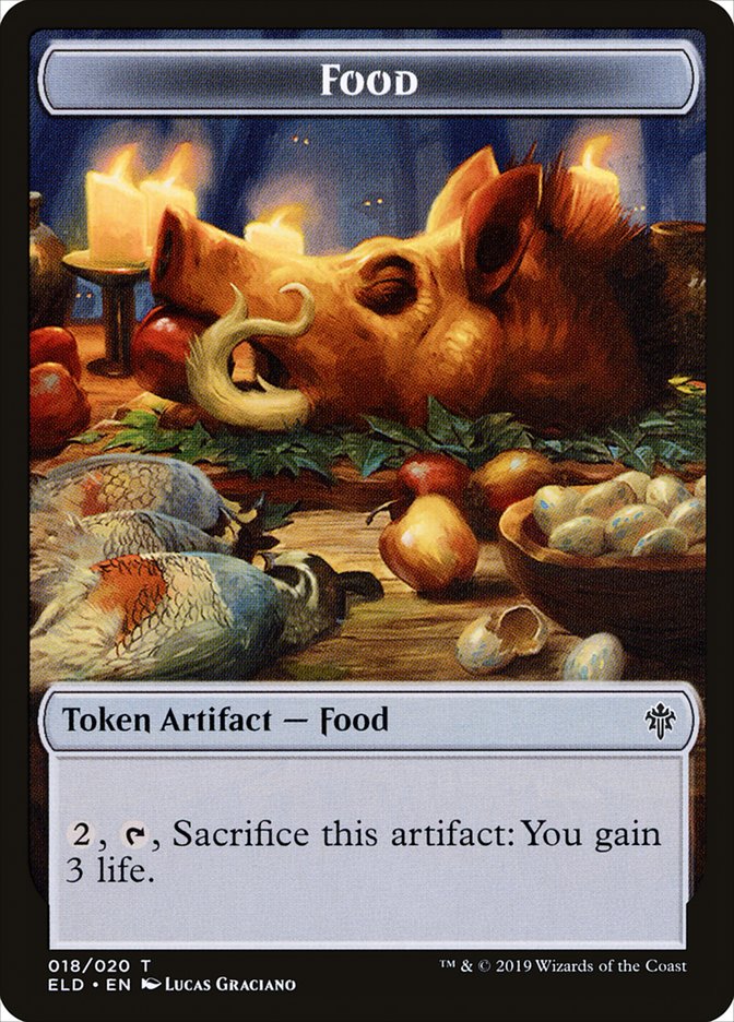 Food Token (018/020) [Throne of Eldraine Tokens] | Exor Games Truro